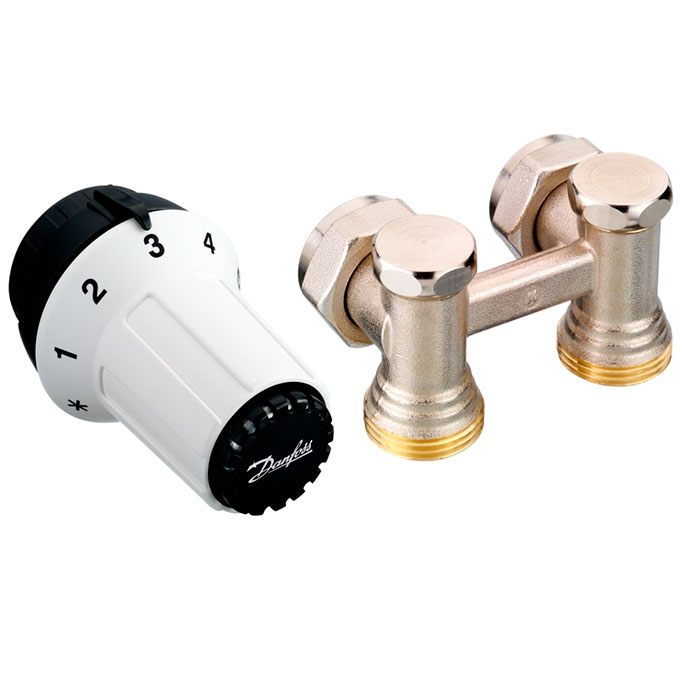 Danfoss RLV-KS+RAS-C 013G5278 угловой комплект для подключения ...