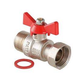 Valtec VT.260.N Кран шаровой с накидной гайкой и наружной резьбой, Размер: 3/4