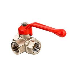Valtec VT.360.N Кран шаровой трехходовой, тип L, Размер: 1/2