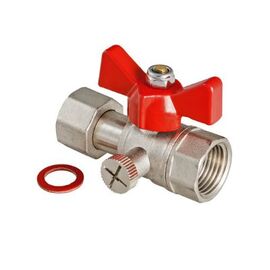 Valtec VT.807.N Кран шаровой для подключения манометра, Размер: 1/2