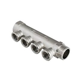 Valtec VTc.550.N Коллектор с внутренней резьбой, Кол-во выходов: 2 выхода, Размер: 3/4 на 1/2