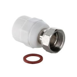 Valtec VTp.708.0 Фитинг полипропиленовый с накидной гайкой, Размер: 20 на 1/2