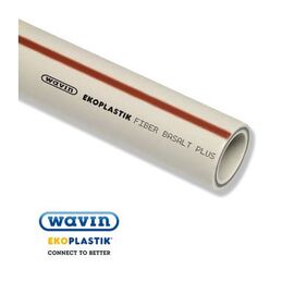 Труба полипропиленовая Ekoplastik Fiber Basalt Plus (стекловолокно), Модификация: Стекловолокно, Размер: 75 мм