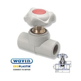 Ekoplastik Проходной вентиль полипропиленовый, Размер: 20 мм