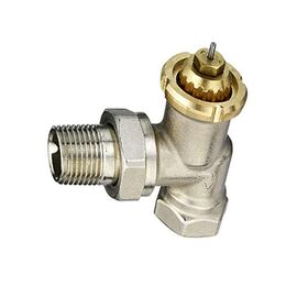 RTL Danfoss термостатический клапан обратного потока, Тип подключения (разное): Угловой