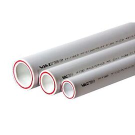 Полипропиленовая труба VALTEC PP-FIBER PN 20 армированная стекловолокном, Модификация: Стекловолокно, Размер: 20 мм
