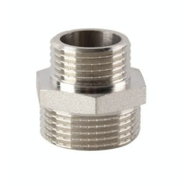 Ниппель редукционный никель ASG+ (НР-НР), Размер: 1/2 на 1/4