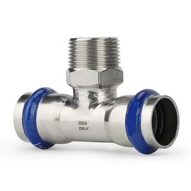 Трійник з зовнішньою різьбою ASG INOX, Розмір: 15-1/2-15