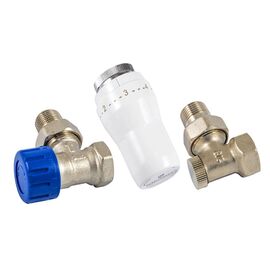 Schlosser 602300005UA угловой комплект для подключения радиатора, Тип подключения (разное): Угловой