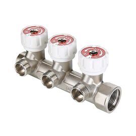 Valtec VTc.570.N Коллектор регулирующий для воды с вентилями, Кол-во выходов: 2 выхода