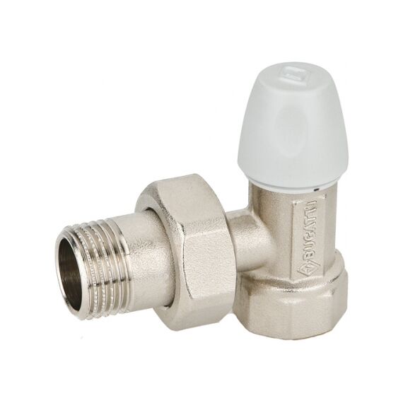 Кран радіаторний кутовий Bugatti Dallas 8807