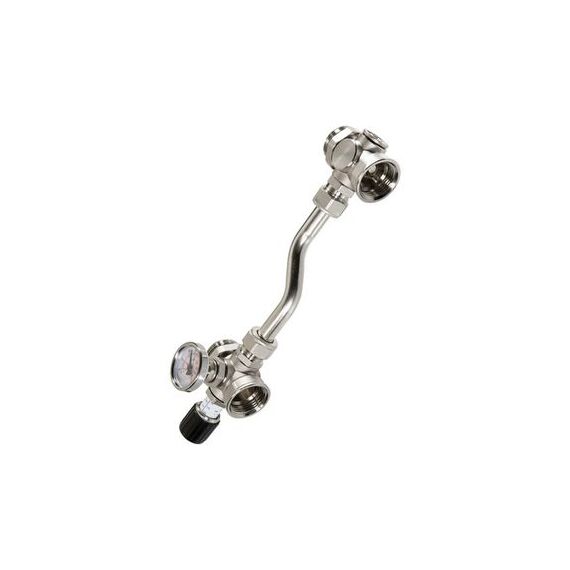 Valtec VT.0667T.0 Байпас прохідний з перепускним клапаном та термометром