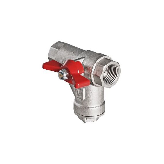 Valtec VT.294.N Кран шаровой со встроенным прямым фильтром, Размер: 1/2
