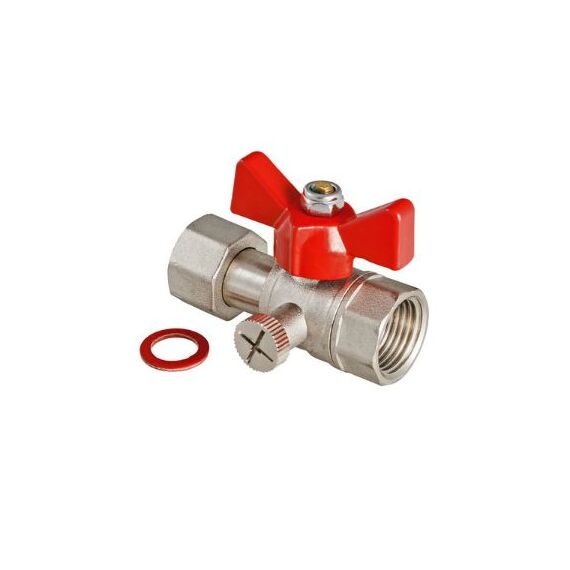 Valtec VT.807.N Кран шаровой для подключения манометра, Размер: 1/2