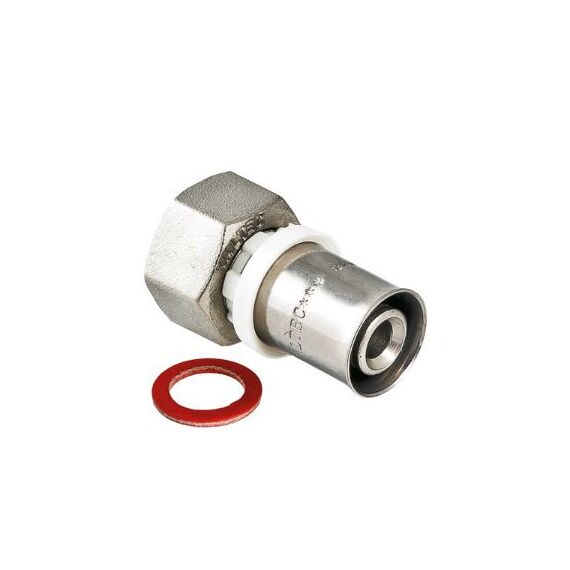 Valtec VTm.222.N Прес-фітинг з накидною гайкою та внутрішньою різьбою, Розмір: 16х1/2