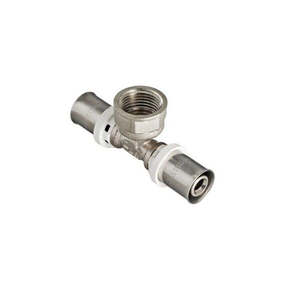 Valtec VTm.232.N Прес-фітинг – трійник з переходом на внутрішнє різьблення, Розмір: 16х1/2