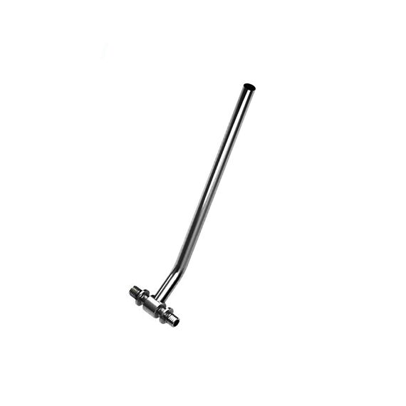 Golan хромований трійник для підключення радіаторів