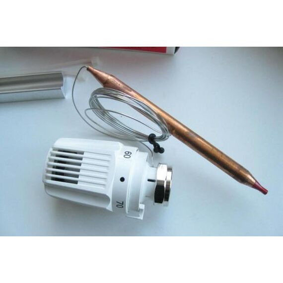 Термостатическая головка Herz KLASSIK, с накладным датчиком температуры, фото 2