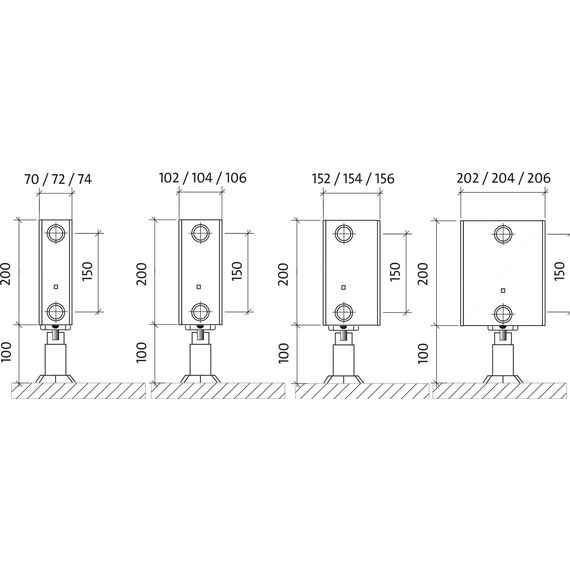 PURMO Ventil Compact | Н200