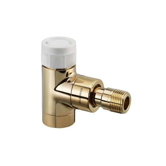 Oventrop Термостатический клапан угловой, позолоченный