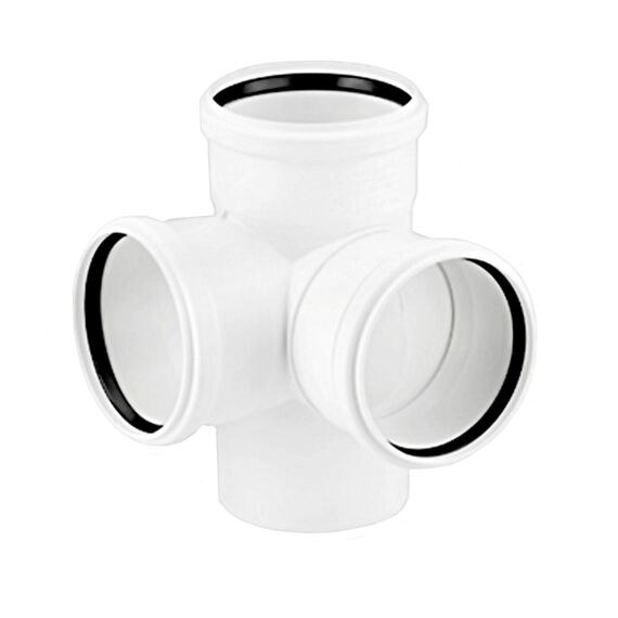 Крестовина двухплоскостная бесшумной канализации Ostendorf