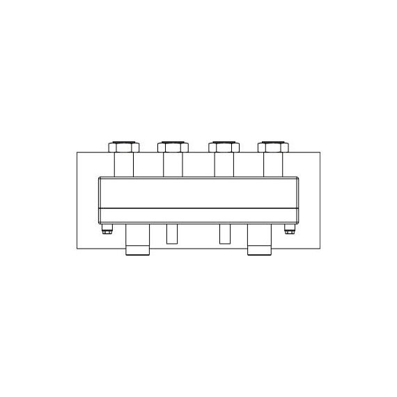Oventrop Гребенка c гидравлической стрелкой на 2 контура