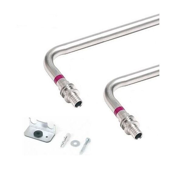 Rehau Комплект Г-образных трубок для подключения к отопительному прибору, с фиксирующим уголком