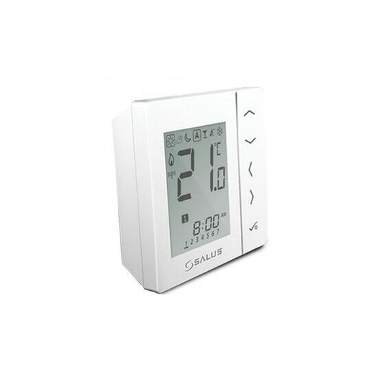 Salus бездротовий, цифровий термостат VS20RF чорний, Колір: Чорний, фото 3