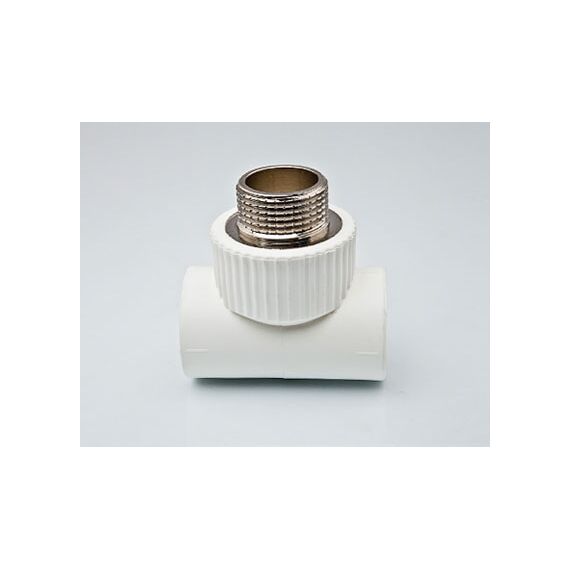 Tebo Тройник комбинированный наружная, Размер: 20 на 1/2