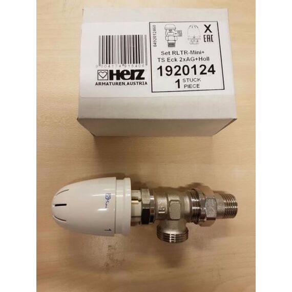 Herz RTL mini регулятор-обмежувач температури, комплект, Тип підключення: Прямий, фото 2