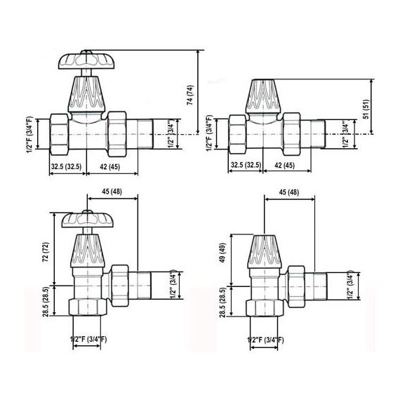 Вентиль RETROStyle верхний, Модификация: Прямой, фото 2