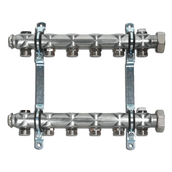 Розподільник для системи опалення (під променеву розведення) FA без витратомірів, Кіл-сть виходів: 2 виходи