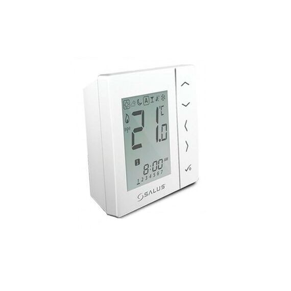 Salus бездротовий, цифровий термостат VS20RF білий, Колір: Білий, фото 3