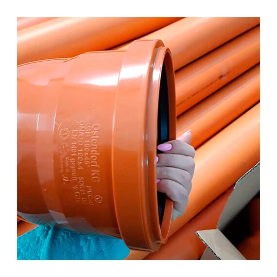 Канализационная труба Ostendorf (наружная), Длина точная: 500, Размер: 110 мм