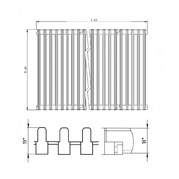 Решетка HT поперечная