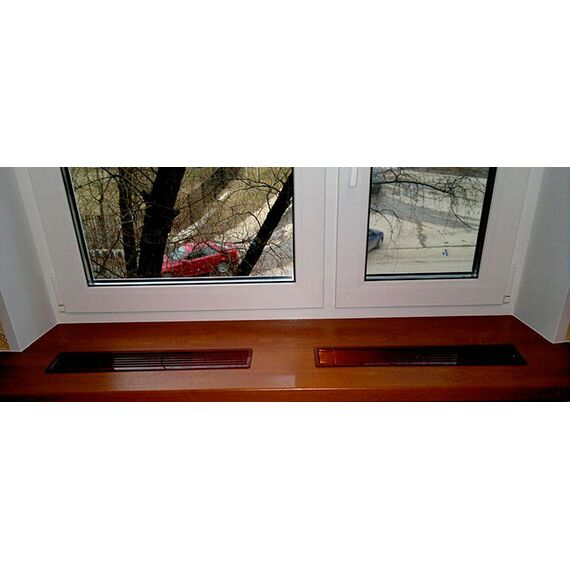 Carrera DV | Цокольний конвектор (примусова конвекція), Висота точна: 80, Довжина точна: 750, Ширина: 275, фото 2