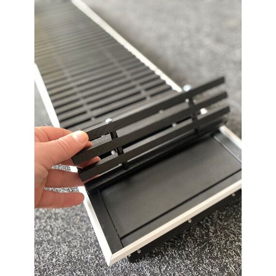 Carrera решітка для внутрішньопідлогового конвектора, Ширина: 180, Матеріал: Алюміній, Довжина точна: 1000, фото 23