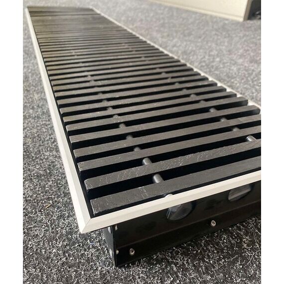 Carrera решітка для внутрішньопідлогового конвектора, Ширина: 180, Матеріал: Алюміній, Довжина точна: 1000, фото 24