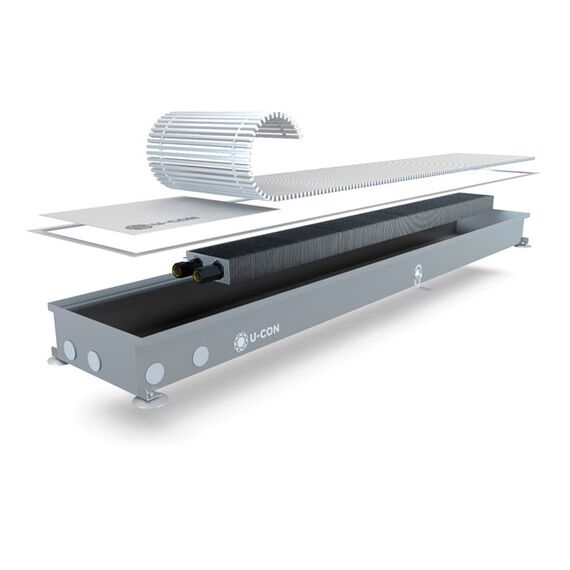 U-con EK | Внутрипольный конвектор (естественная конвекция)