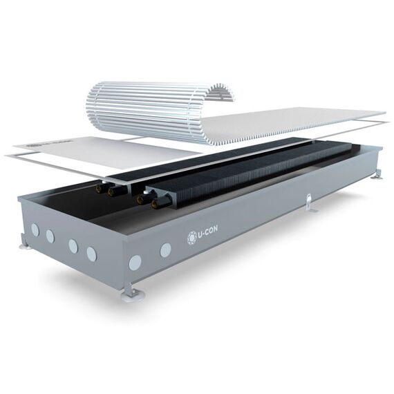 U-con EK2 | Внутрипольный конвектор (естественная конвекция)