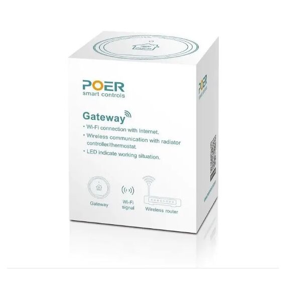 Wifi шлюз PTG10 для управлением через интернет термостатами Poer PTC10/PTC16/PTV30