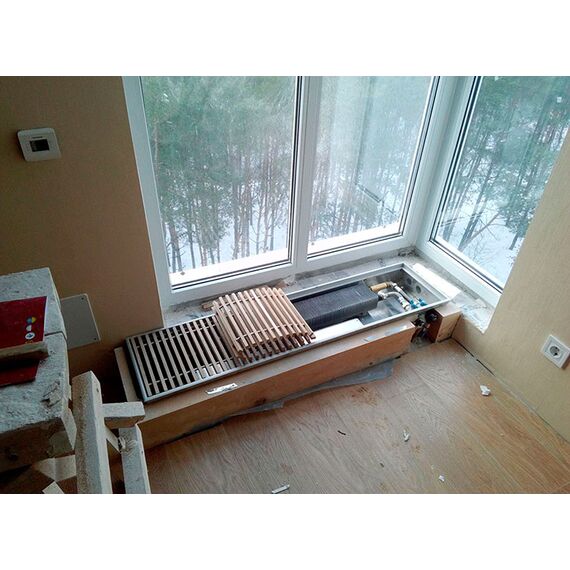 Polvax KV | Внутрішньопідлоговий конвектор (примусова конвекція), Висота точна: 67, Ширина: 230, Модель: KV, Довжина точна: 1000, фото 2