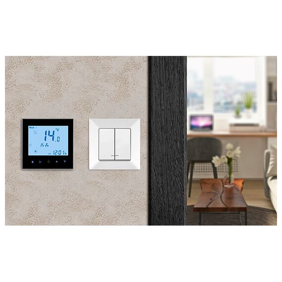 Mycond комнатный термостат TRF-B2F WI-FI черный, Цвет: Черный, фото 5