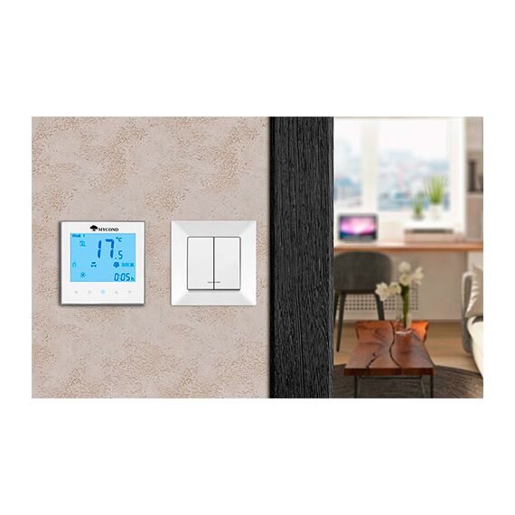 Mycond комнатный термостат TRF-B2F WI-FI белый, Цвет: Белый, фото 3