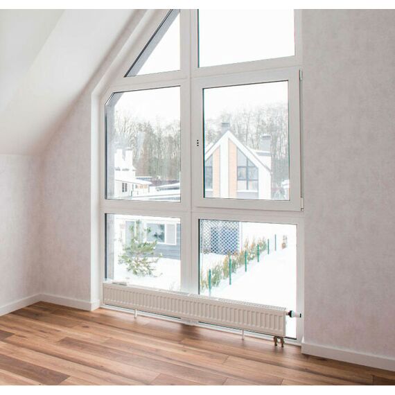 Kermi Profil | Висота 200 (низькі), Тип радіатора: 22, Висота точна: 200, Довжина точна: 600, Підключення радіатора: Бокове підключення, фото 3