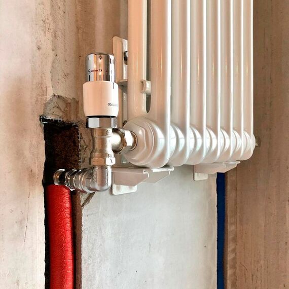 Термостатическая головка Oventrop Uni SH белый/хром