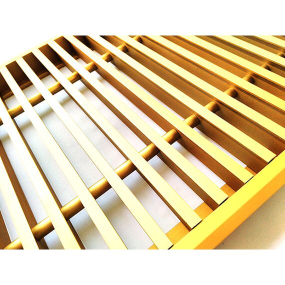 Polvax решітки для внутрішньопідлогового конвектора, Ширина: 230, Матеріал: Алюміній, Довжина точна: 1000, фото 2