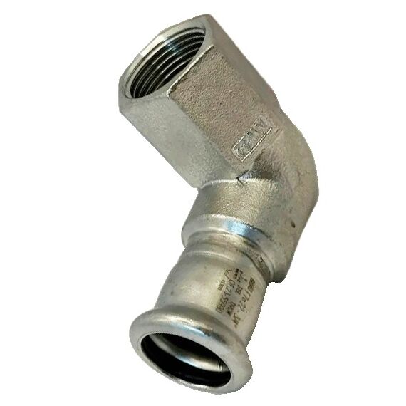 Коліно з МРВ із нержавіючої сталі Isotubi, Розмір: 15-1/2