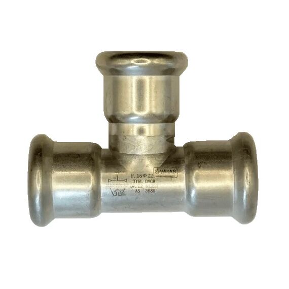 Трійник із нержавіючої сталі Isotubi, Розмір: 15