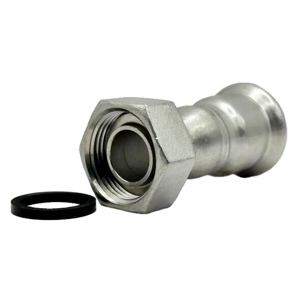 Муфта з накидною гайкою з нержавіючої сталі Isotubi, Розмір: 15-1/2"